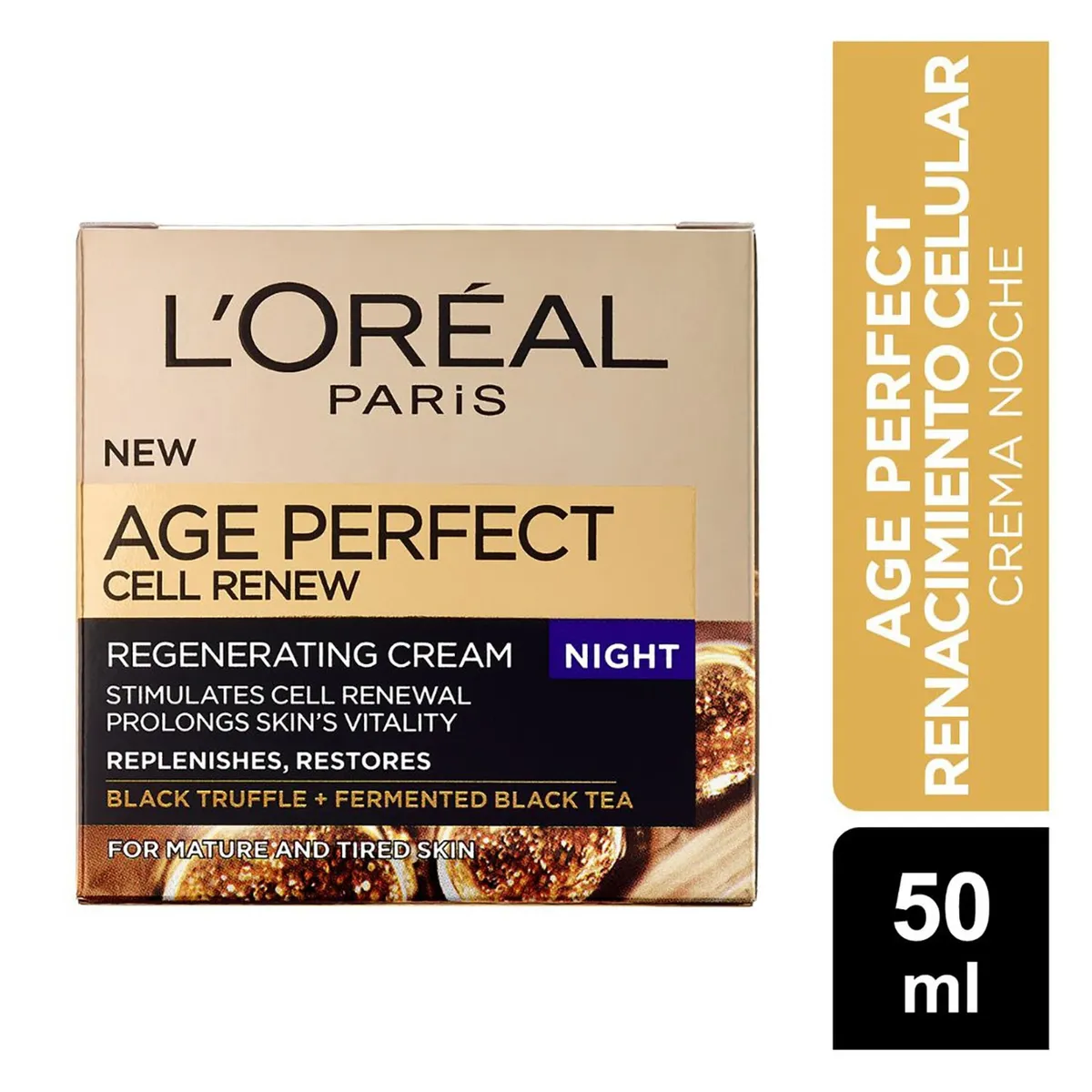 LOREAL PARIS - Pack Facial Age Perfect Crema Dia + Noche + Serum Loreal