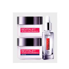 REVITALIFT - Pack Dia Y Noche & Serum Ácido Hialurónico Loréal.-