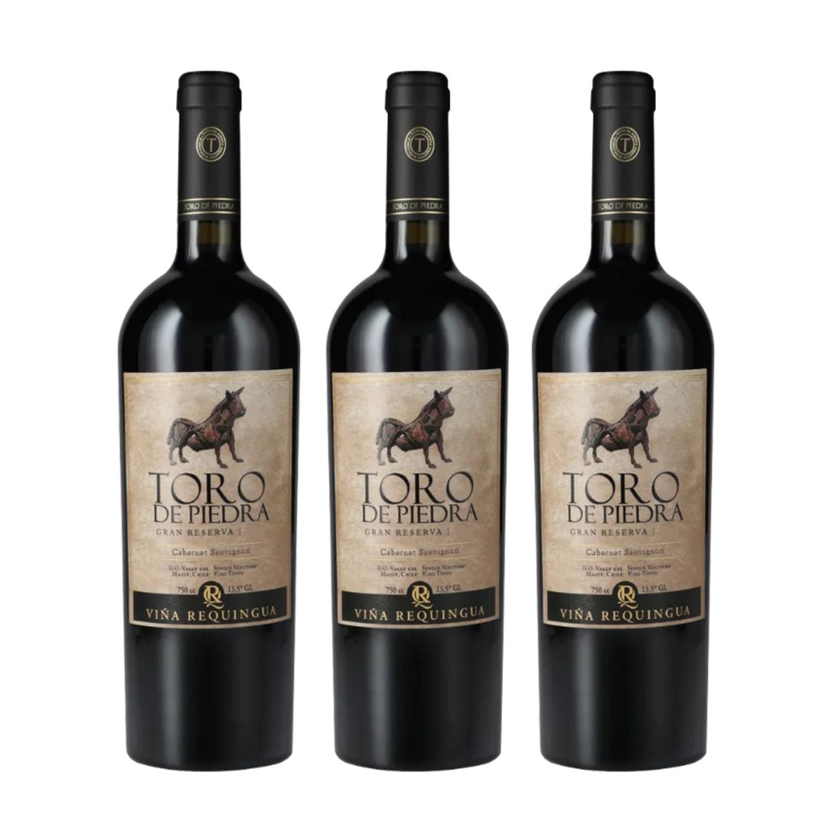 TORO DE PIEDRA - 3 Vinos Toro De Piedra Cabernet Sauvignon