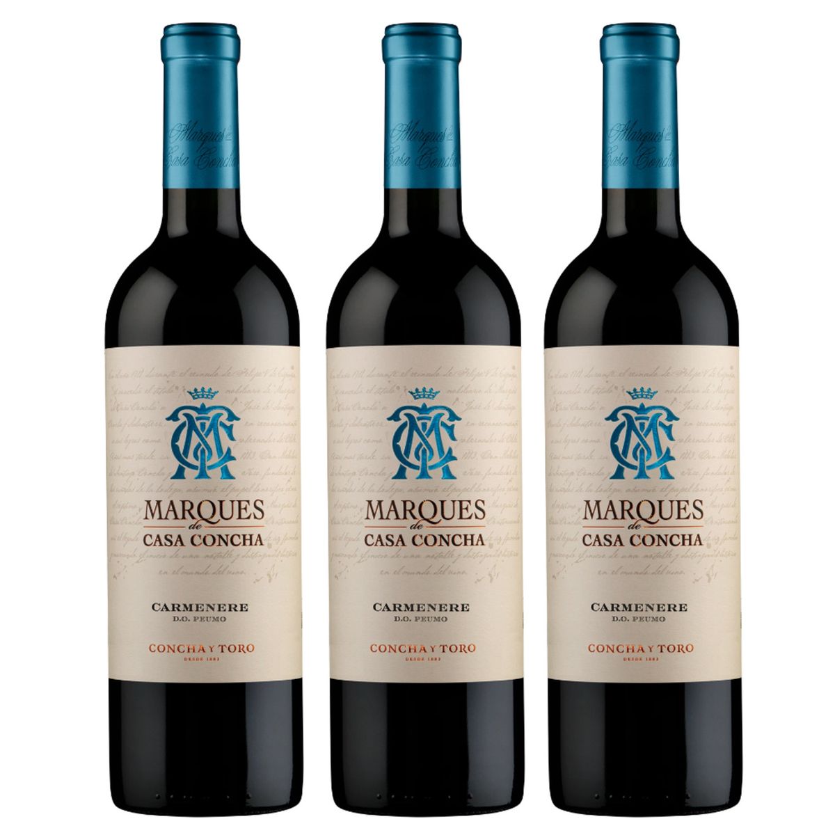 GENERICO - 3 Vinos Marqués De Casa Concha, Carmenere