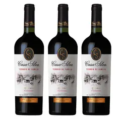 CASA SILVA - 3 Vinos Terroir de Familia Reserva Carmenere