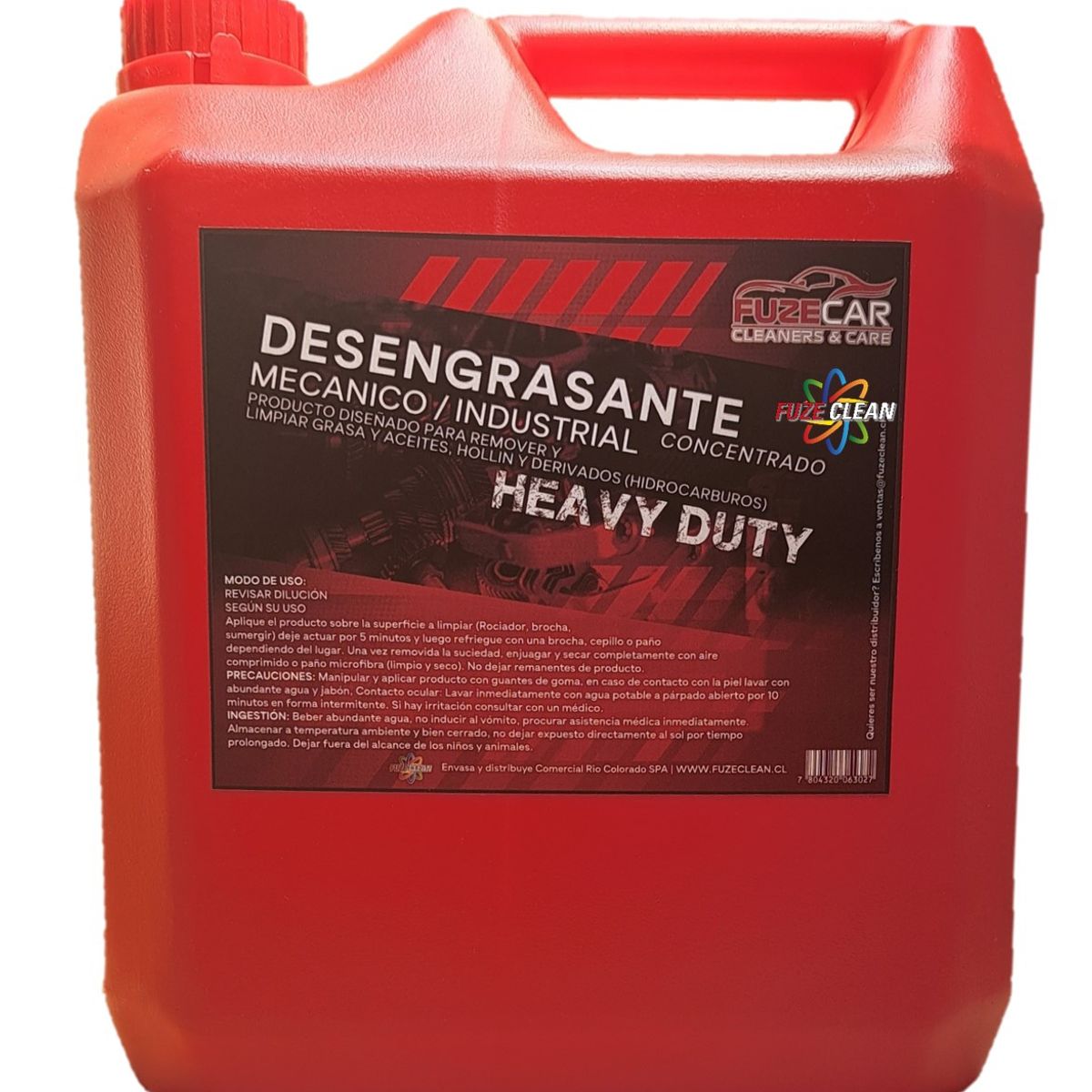 FUZE CLEAN - Desengrasante mecanico industrial