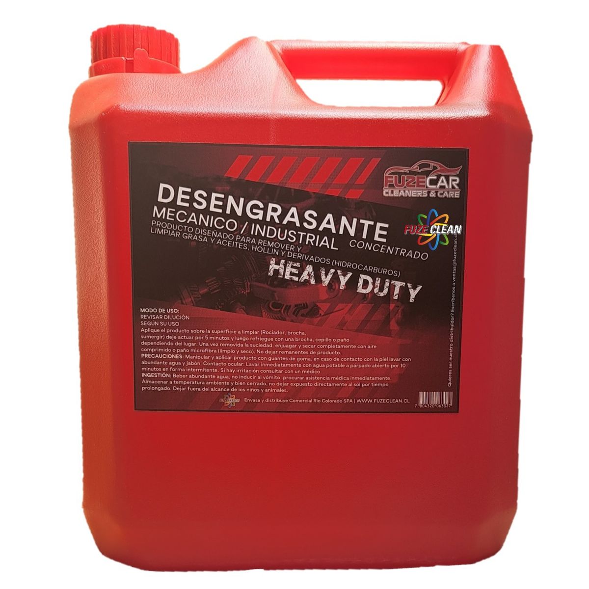 FUZE CLEAN - Desengrasante mecanico industrial