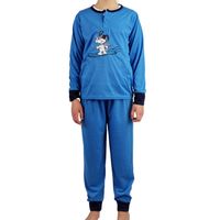 Pijama Niño Verano. Manga Larga. Perrito 2128