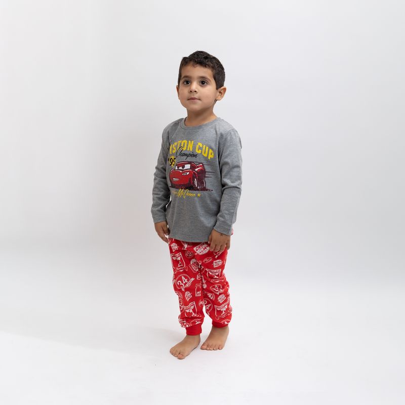 DISNEY - Pijama Niño Cars Copa Piston Gris Disney