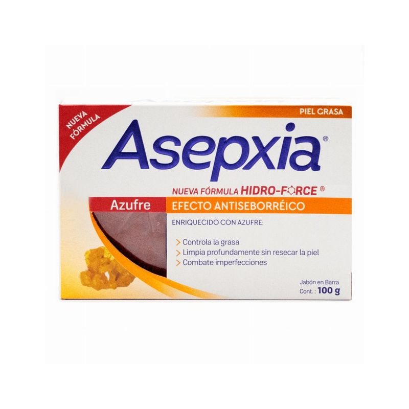ASEPXIA - Jabón Asepxia Azufre 100 G