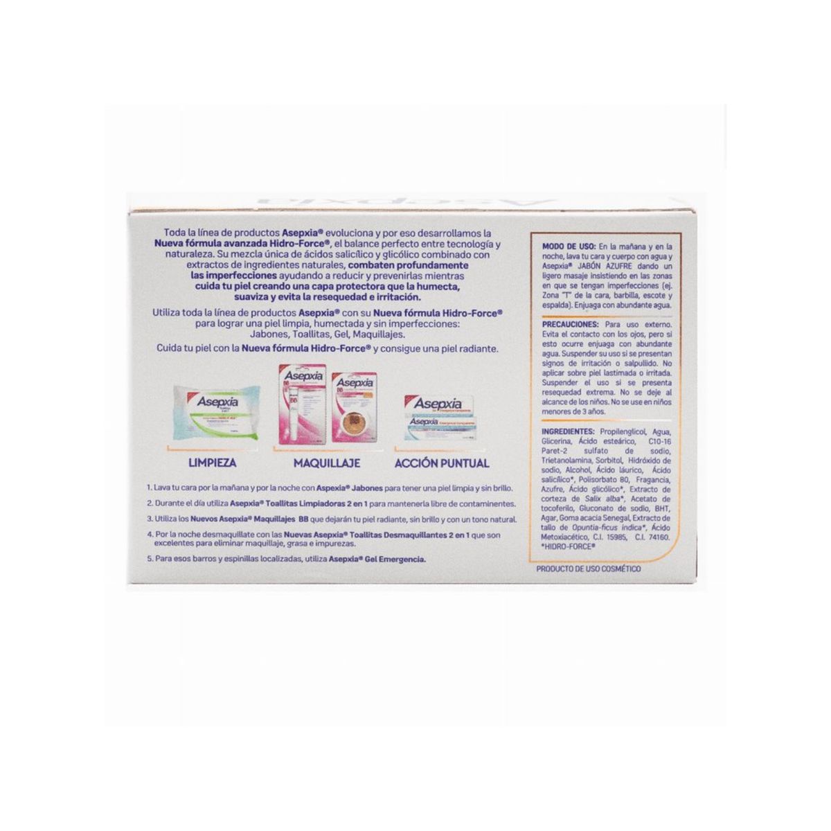 ASEPXIA - Jabón Asepxia Azufre 100 G