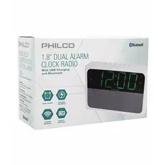 PHILCO - RADIO RELOJ BT 101BT PANTALLA 1.8