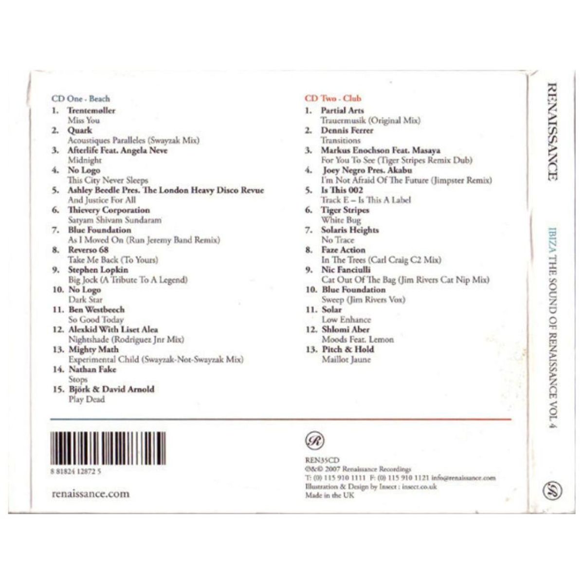 HITWAY MUSIC - IBIZA THE SOUND OF RENAISSANCE - VOL.4 (2CD) - CD HITWAY MUSIC