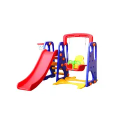 LUMAX - Juego Para El Jardin Set Resbalin Columpio y Basket