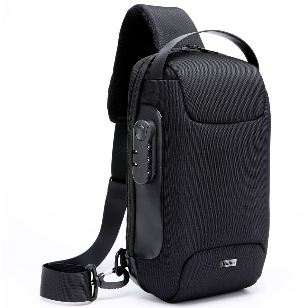 KOLKE - Mochila Bandolera Kolke Bolso Cruzado Impermeable Candado KOLKE