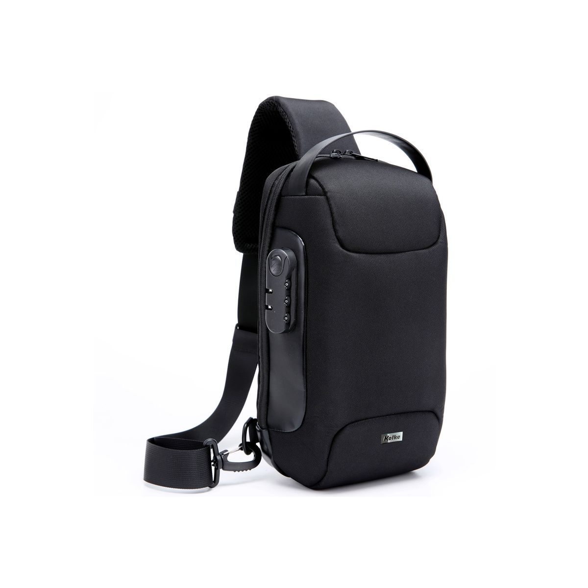 KOLKE - Mochila Bandolera Kolke Bolso Cruzado Impermeable Candado KOLKE