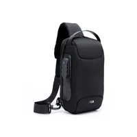 Mochila Bandolera Bolso Cruzado Impermeable Candado