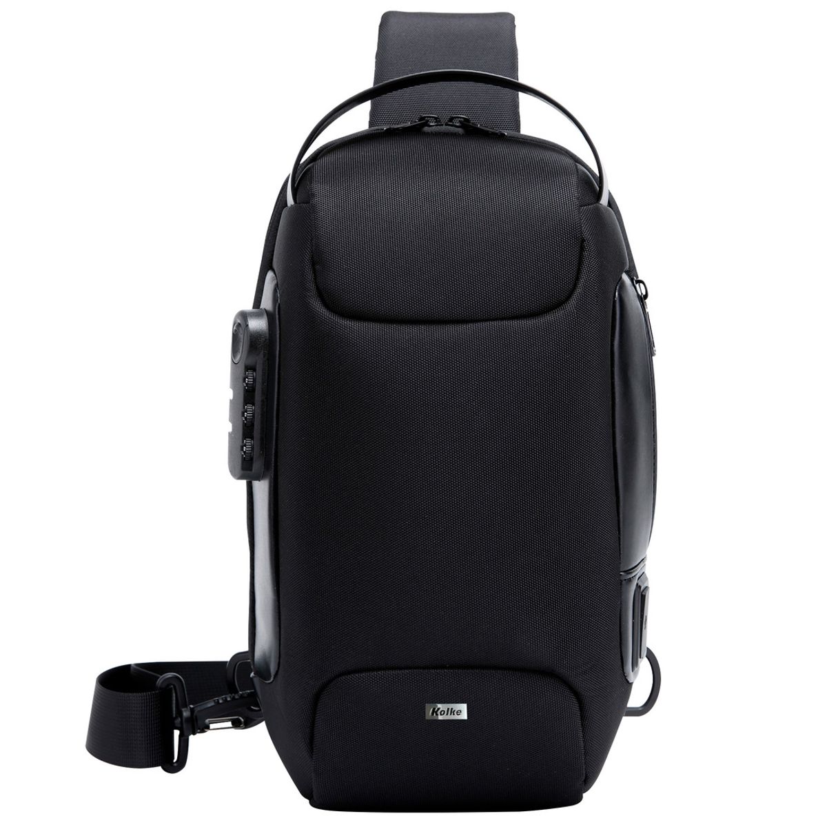 KOLKE - Mochila Bandolera Kolke Bolso Cruzado Impermeable Candado KOLKE