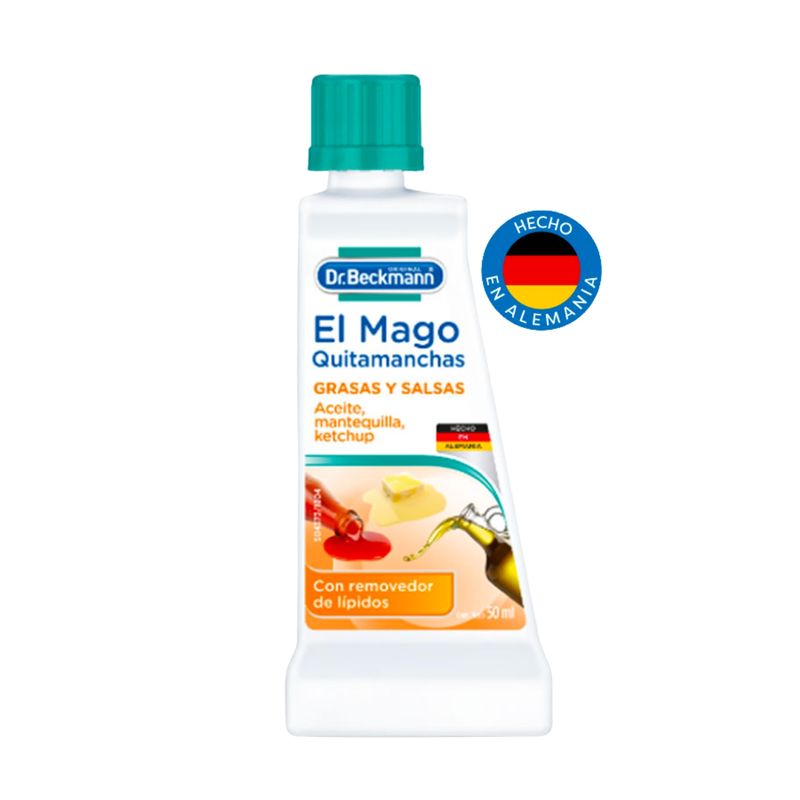 DR BECKMANN - Dr. Beckmann El Mago Quitamanchas Grasas y Salsas 50 ml