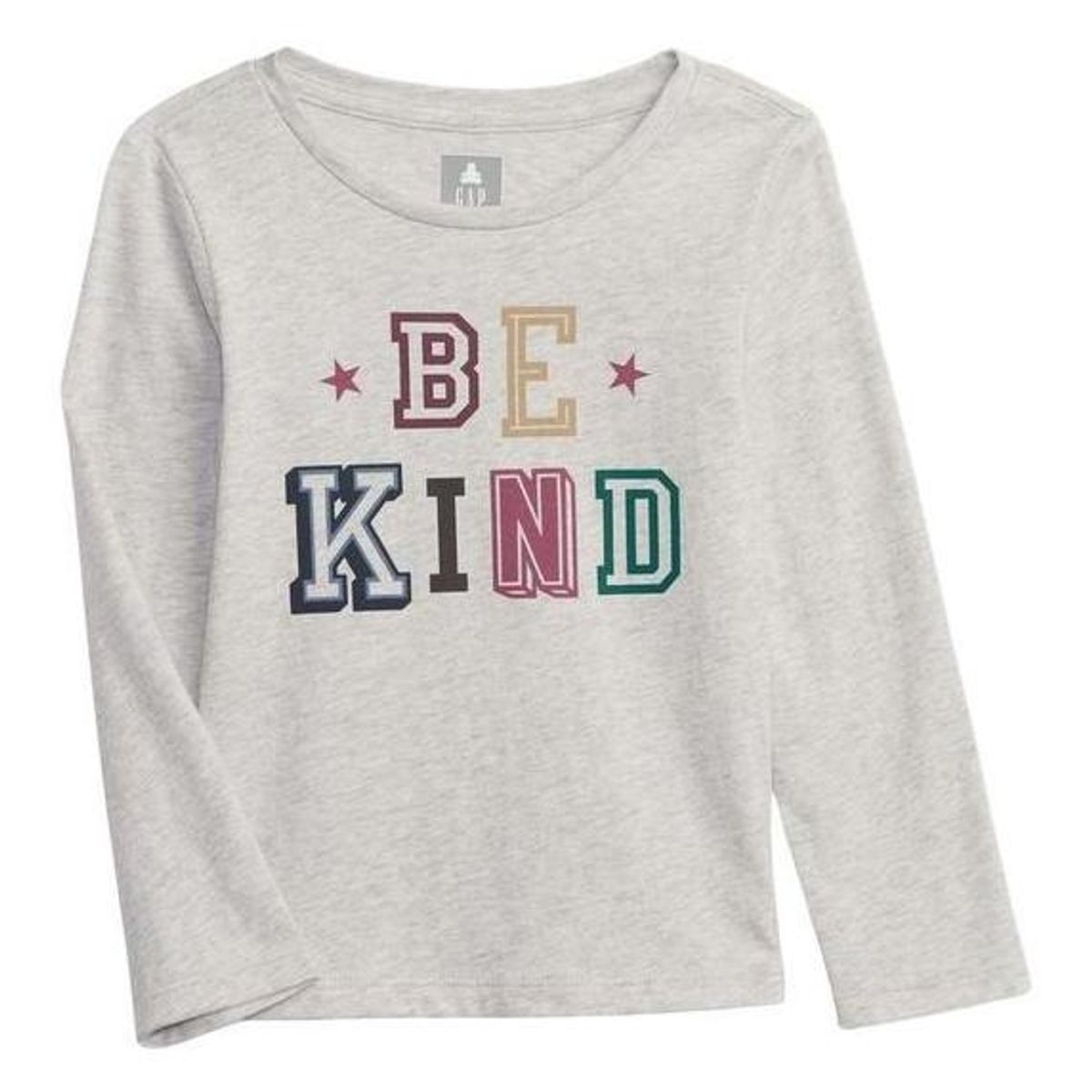 GAP - Polera Manga Larga 1 Algodón Orgánico Gris GAP