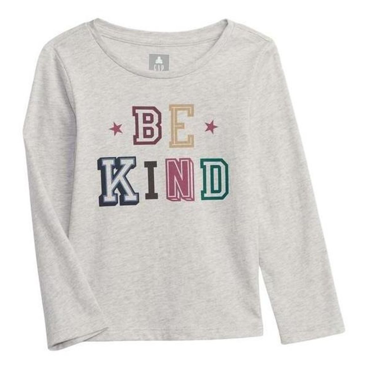 GAP - Polera Manga Larga 1 Algodón Orgánico Gris GAP