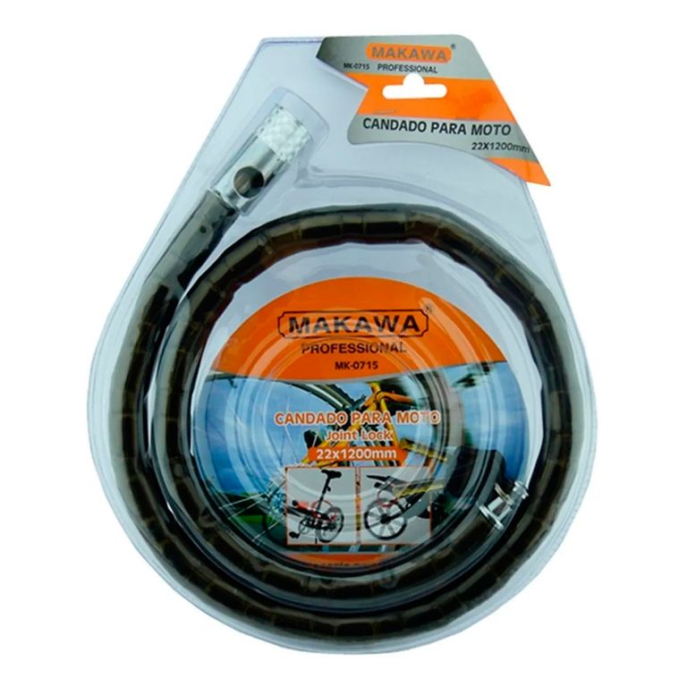 Candado Cadena Para Motos Bicicleta 22x1200mm