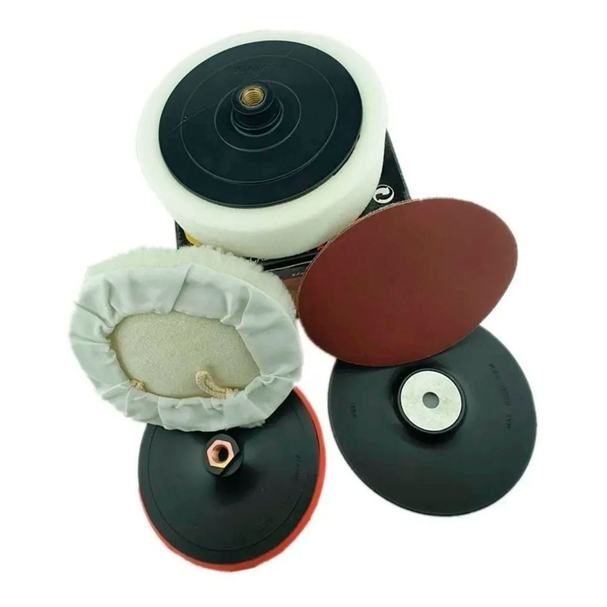 MAKAWA - Kit Set Juego De Accesorios Para Pulir 7 Piezas Makawa