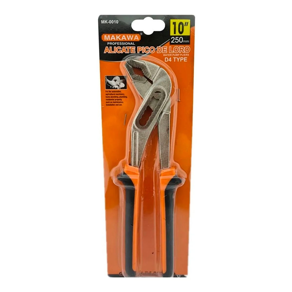 MAKAWA - Alicate Pico De Loro Ajustable Articulado 10 Pulgadas Makawa