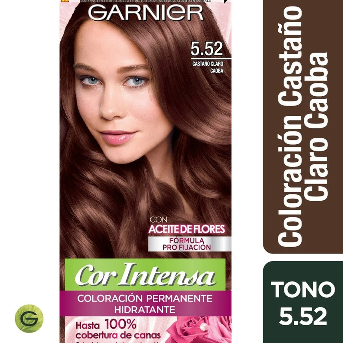 GARNIER - Tinte Cor Intensa 5.52 Castaño Claro Caoba Garnier