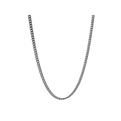 GENERICO - Collar Cadena Para Hombre Acero Inoxidable Grumet 3mm 60cm