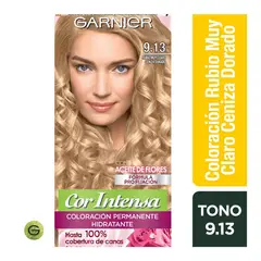 GARNIER - Tinte Cor Intensa 9.13 Rubio Muy Claro Ceniza Dorado