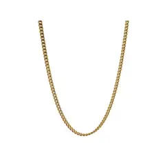 GENERICO - Collar Cadena Para Hombre Acero Inoxidable Grumet 3mm 50cm