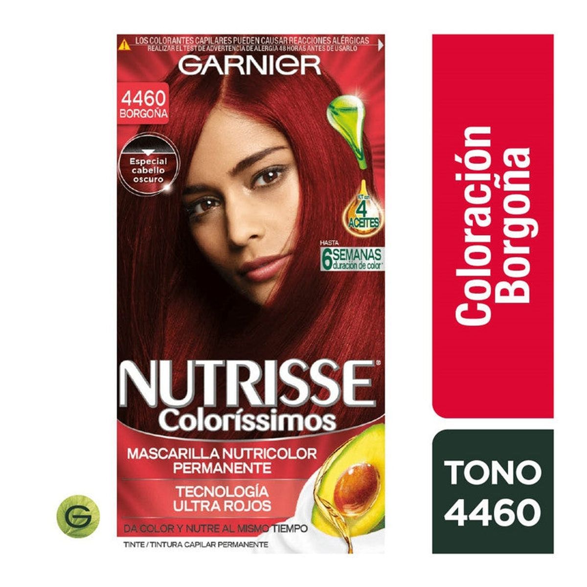 GARNIER - Tinte Nutrisse Clororíssimos 4460 Borgoña Garnier