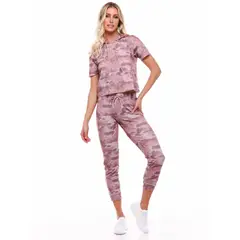 VESTEM - Jogger Atlantica Camuflado Rose Jeans