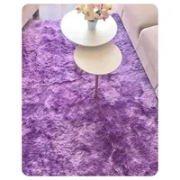 ALFOMBRA PELUDITA, ANTIDESLIZANTE, COLOR MORADO JASPEADO 180X200 CM