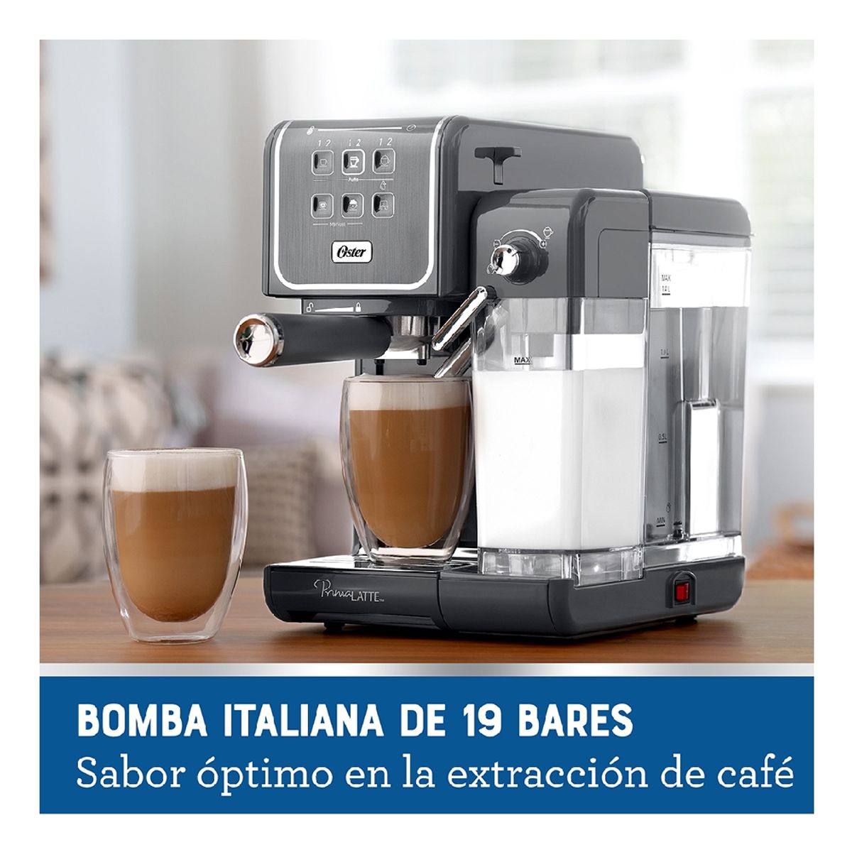 OSTER - Cafetera Oster® PrimaLatte™ Touch BVSTEM6801M