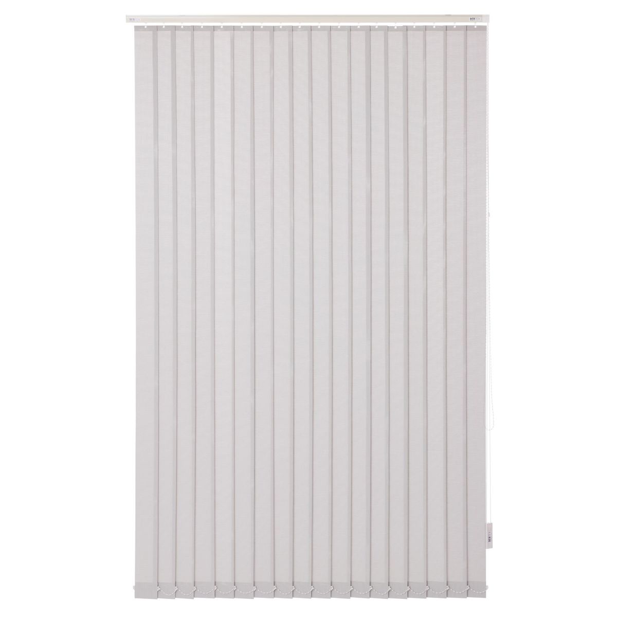 BERTEX - Cortina Vertical Screen 180cm ancho x 230cm alto Persiana Gris BERTEX