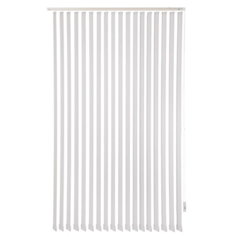 BERTEX - Cortina Vertical Screen 220cm ancho x 230cm alto Persiana Gris BERTEX
