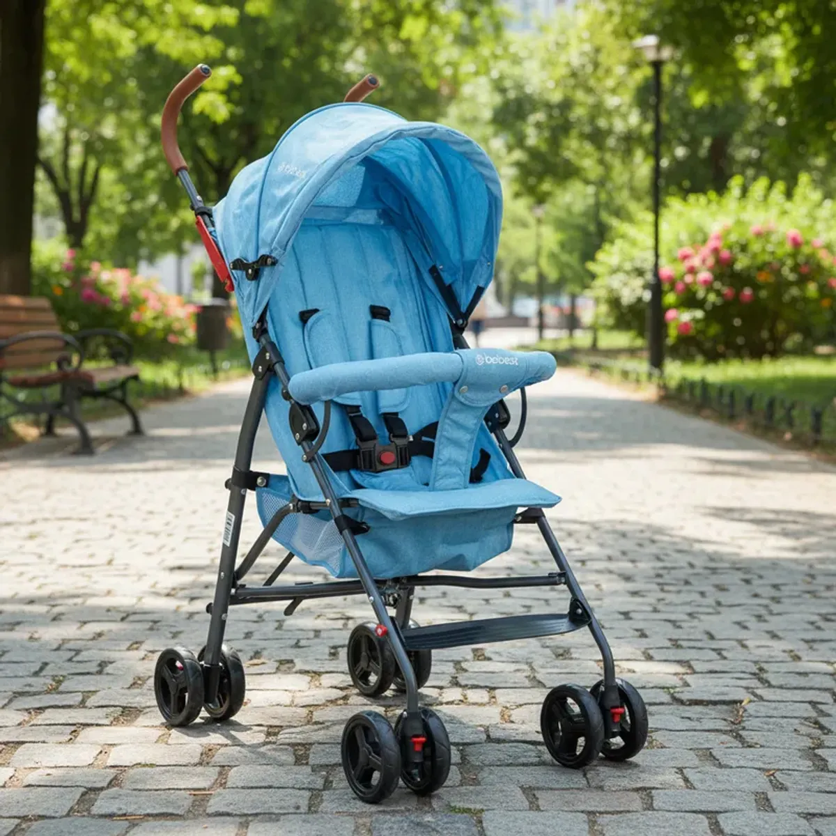 BEBESIT - Coche Paragua 5126 Celeste Bebesit