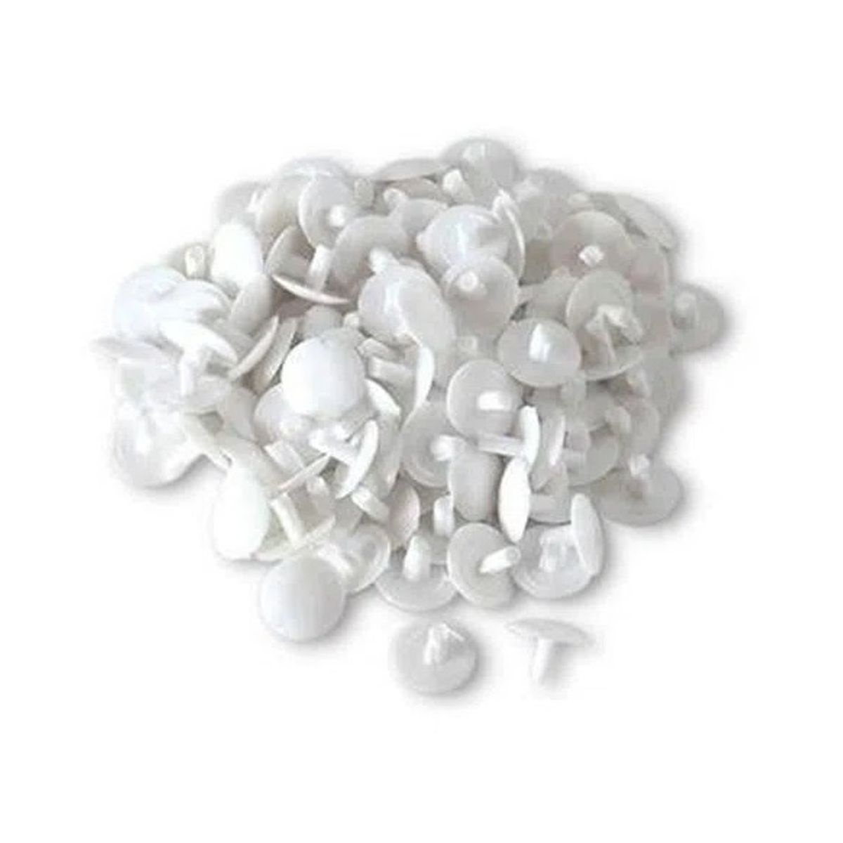 GENERICO - Tapa Cubre Soberbio Plástica Bolsa 2000 Unidades Blanco