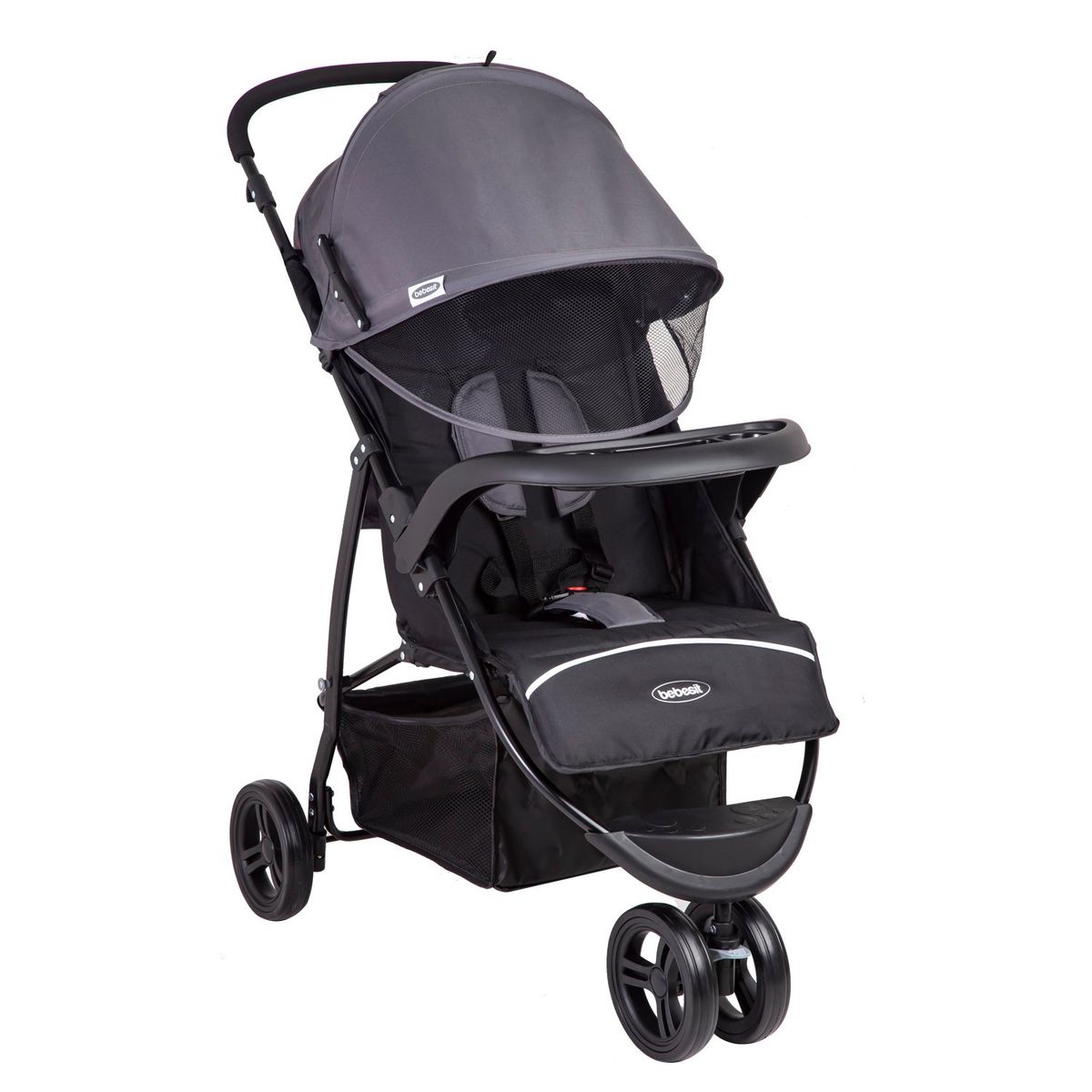BEBESIT - Coche Paseo Polo Gris Bebesit