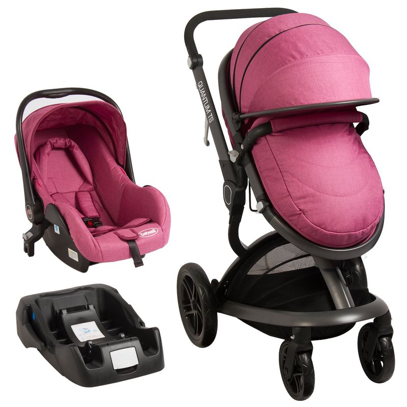 BEBESIT - Coche Travel System Quantum Rosa Bebesit