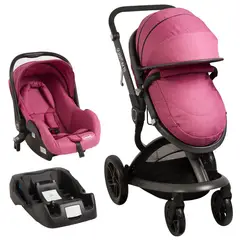 BEBESIT - Coche Travel System Quantum Rosa