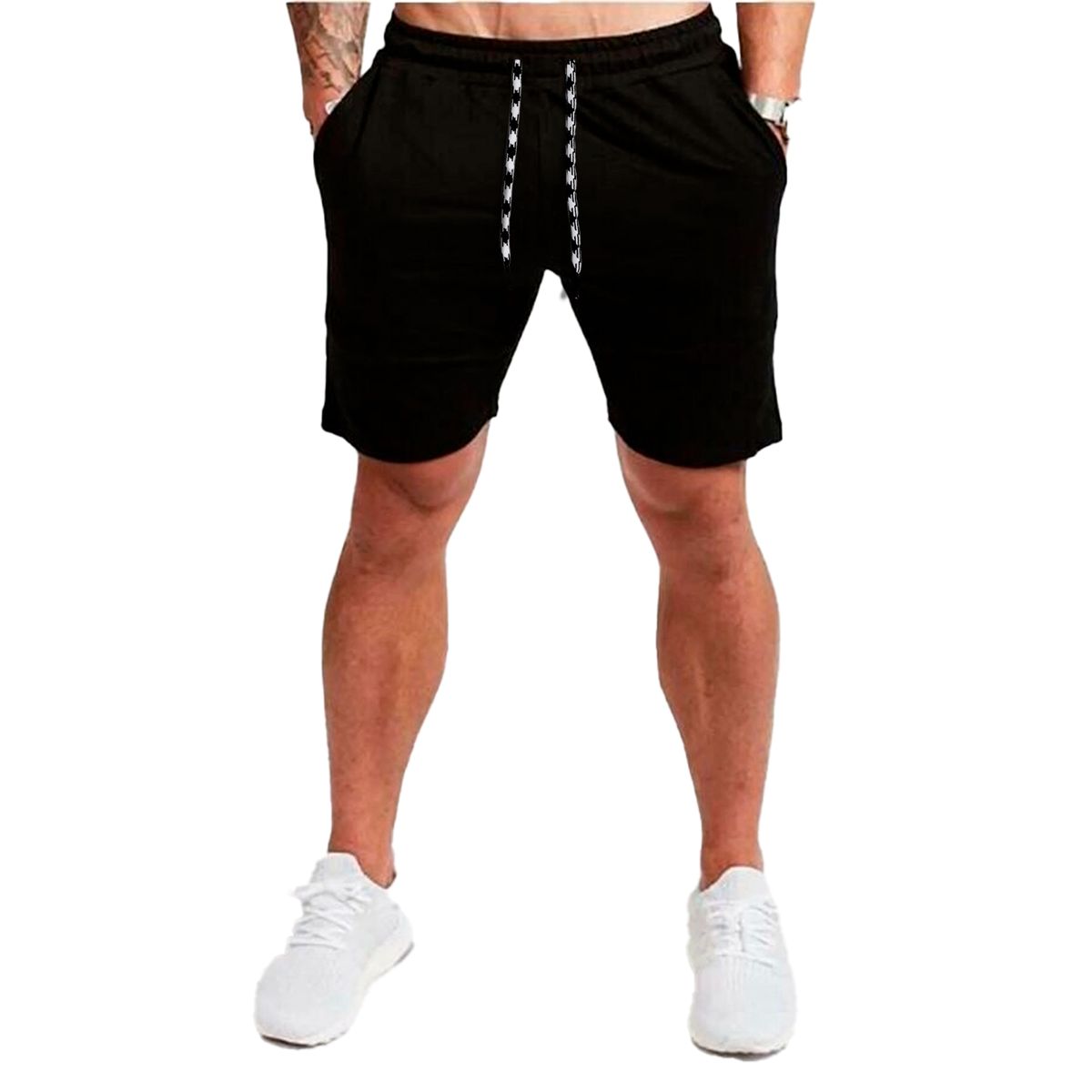 KUSSI COLLECTION - Short essential Black Algodon