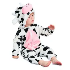 ANGO - ENTERITO BEBÉ PIJAMA ANIMALES VACA