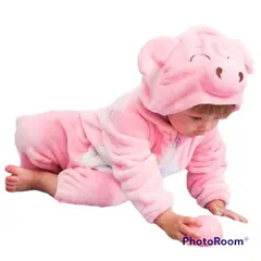 ANGO - ENTERITO BEBÉ PIJAMA ANIMALES CERDO