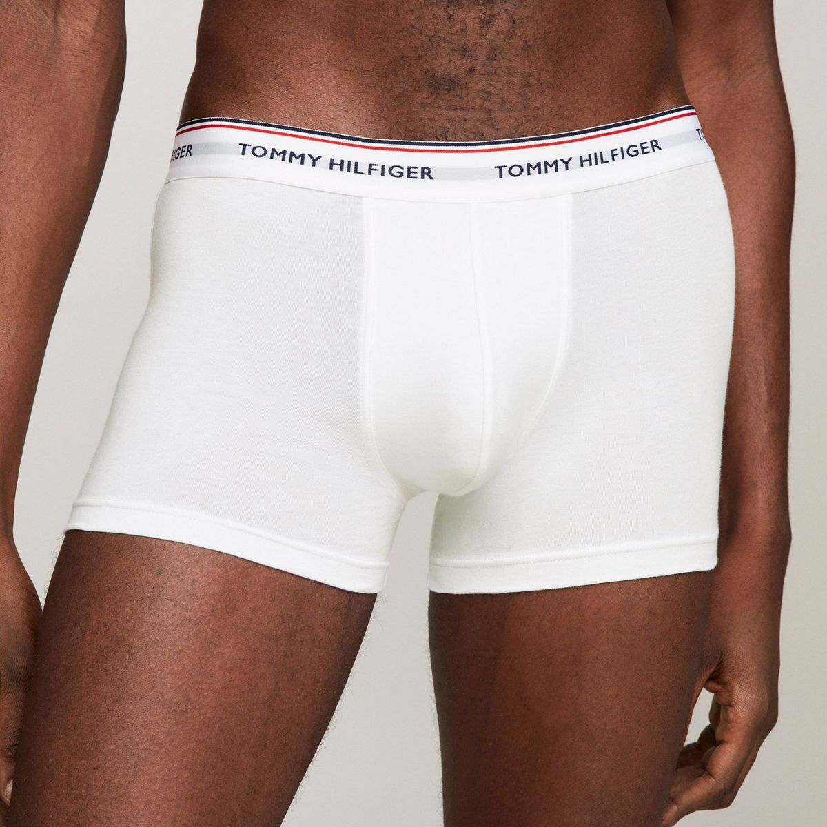 TOMMY HILFIGER - Pack De 3 Calzoncillos Trunk Premium Stretch Blanco Tommy Hilfiger