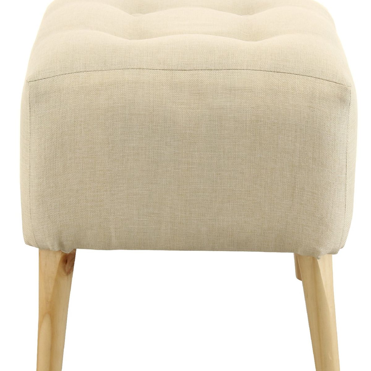 GENERICO - Pouf Alemania Crudo Amalfi 42x42x43 cm Máxima Design.