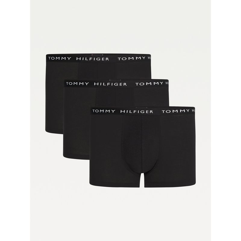 TOMMY HILFIGER - Pack De 3 De Calzoncillos Trunk Negro Tommy Hilfiger