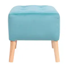 GENERICO - Pouf Alemania Calipso Felpa 42x42x43 cm Máxima Design