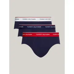 TOMMY HILFIGER - Pack De 3 Calzoncillos Slip Multicolor