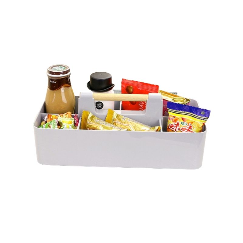 GENERICO - Caja organizadora apilable con manilla 8963 Gris