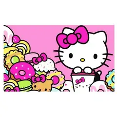 GENERICO - Kit Diamond Painting Pintura De Diamante - Hello Kitty Rosad