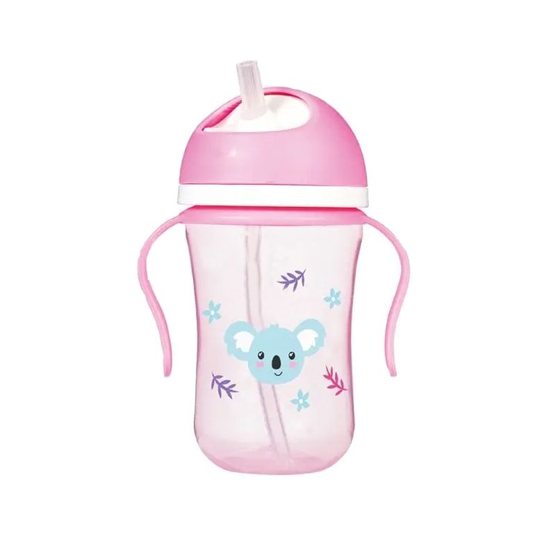 PUMUCKI - Vaso Antiderrame Rosado Pumucki